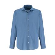 Fedeli Casual Shirts Blue, Herr