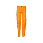 Mauro Grifoni Tapered Trousers Orange, Dam