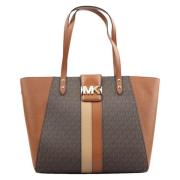 Michael Kors Karlie PVC Axelväska Brown, Dam