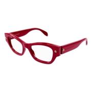 Alexander McQueen Glasses Red, Dam