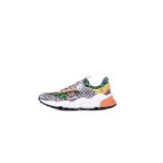 Flower Mountain Mocka sneakers med gummisula Multicolor, Dam