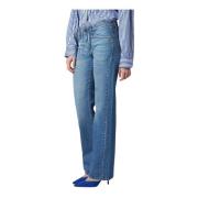 Ballantyne Straight Jeans Blue, Dam