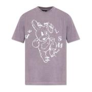 PS By Paul Smith Tryckt T-shirt Purple, Herr