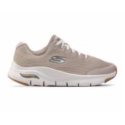 Skechers Casual Herr Sneakers Beige, Herr