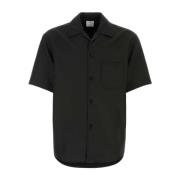 Courrèges Short Sleeve Shirts Black, Herr