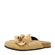 JW Anderson Pre-owned Pre-owned Mocka sandaler Beige, Dam