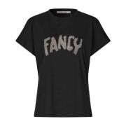 Rabens Saloner Ambla Top & T-Shirt Faded Black Black, Dam