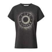 Rabens Saloner T-Shirts Black, Dam