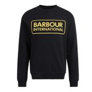 Barbour Sweatshirts Black, Herr