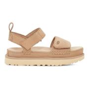 UGG Flat Sandals Beige, Dam