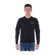 Emporio Armani EA7 Hoodies Black, Herr