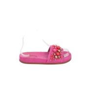 Aquazzura Pre-owned Pre-owned Polyester lgskor Pink, Dam