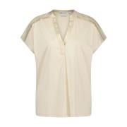 Nukus Blouses Beige, Dam