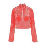 Salvatore Ferragamo Sweatshirts Red, Dam