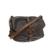 Louis Vuitton Vintage Pre-owned Canvas axelremsvskor Brown, Dam