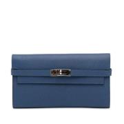 Hermès Vintage Pre-owned Laeder plnbcker Blue, Dam