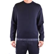 Emporio Armani Himmelsblå Stilfull Sweatshirt Aw22 Blue, Herr