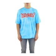 Dsquared2 T-Shirts Blue, Herr