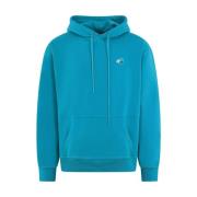 Drole de Monsieur Blå Patch Hoodie Blue, Herr