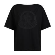 Moncler T-Shirts Black, Dam