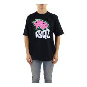 Dsquared2 T-Shirts Black, Herr