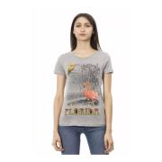 Trussardi T-Shirts Gray, Dam