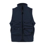 C.p. Company Vests Blue, Herr