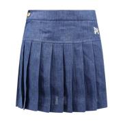 Palm Angels Skirts Blue, Dam