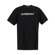 Burberry Bomull Logo T-shirt Black, Herr