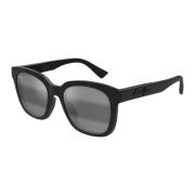 Maui Jim Honua AF 653-02 Matte Black Sunglasses Black, Unisex