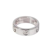 Cartier Vintage Pre-owned Vitt guld ringar Gray, Dam