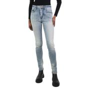 Yves Saint Laurent Vintage Pre-owned Bomull jeans Blue, Dam