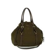 Prada Vintage Pre-owned Nylon prada-vskor Brown, Dam