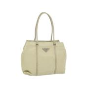 Prada Vintage Pre-owned Nylon prada-vskor White, Dam