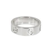 Cartier Vintage Pre-owned Platina ringar Gray, Dam