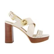 Michael Kors Flat Sandals Beige, Dam