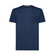 RRD Monokrom Jersey T-shirt med Surflex® Ficka Blue, Herr