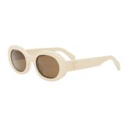Celine Cl40194U 24E Sunglasses White, Dam