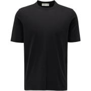 Filippo De Laurentiis Ice Cotton Svart T-shirt med korta ärmar Black, ...