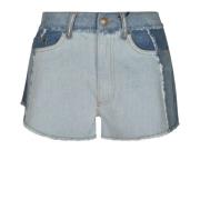 Chiara Ferragni Collection Denim Shorts Blue, Dam