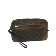 Louis Vuitton Vintage Pre-owned Canvas louis-vuitton-vskor Brown, Dam