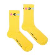 Chiara Ferragni Collection Socks Yellow, Dam