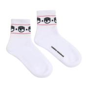 Chiara Ferragni Collection Socks White, Dam