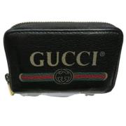 Gucci Vintage Pre-owned Laeder plnbcker Black, Dam