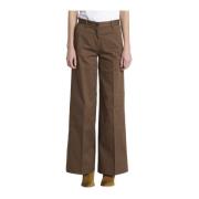 Nine In The Morning Wide Trousers Brown, Dam