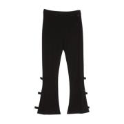 Actitude Wide Trousers Black, Dam