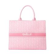 Gaëlle Paris Rosa Syntetisk Shopper Väska Pink, Dam