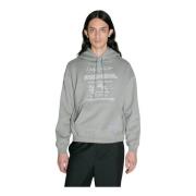 Yohji Yamamoto Sweatshirts Hoodies Gray, Herr