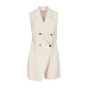 Liu Jo Short Dresses Beige, Dam