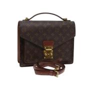 Louis Vuitton Vintage Pre-owned Canvas louis-vuitton-vskor Brown, Dam